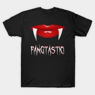 Fangtastic Vampire Fangs Halloween T-Shirt